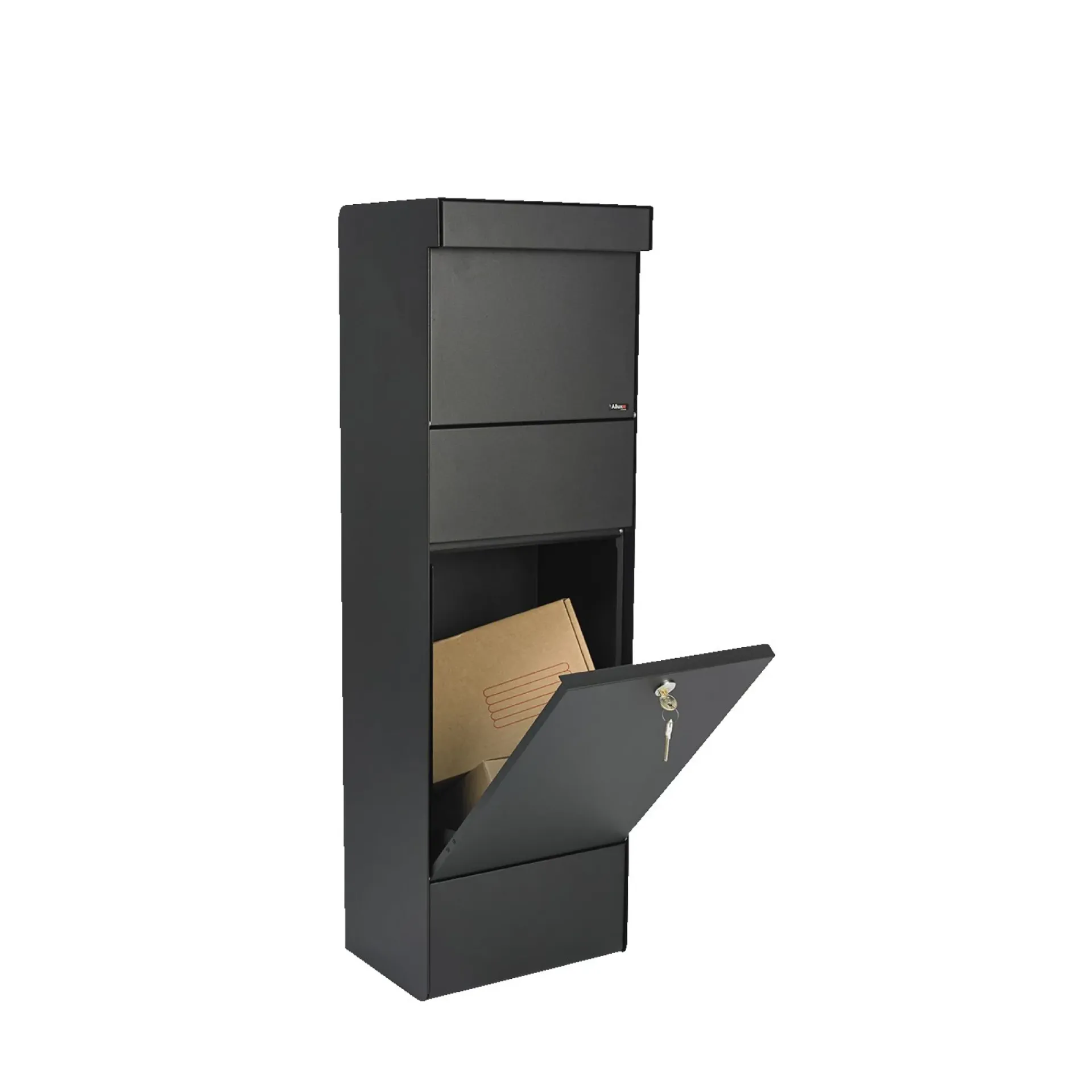 GRUNDFORM PAKKEPOSTKASSE SORT|Allux Outlet