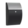 7000 POSTKASSE SORT/GALVANISERET|Allux Discount