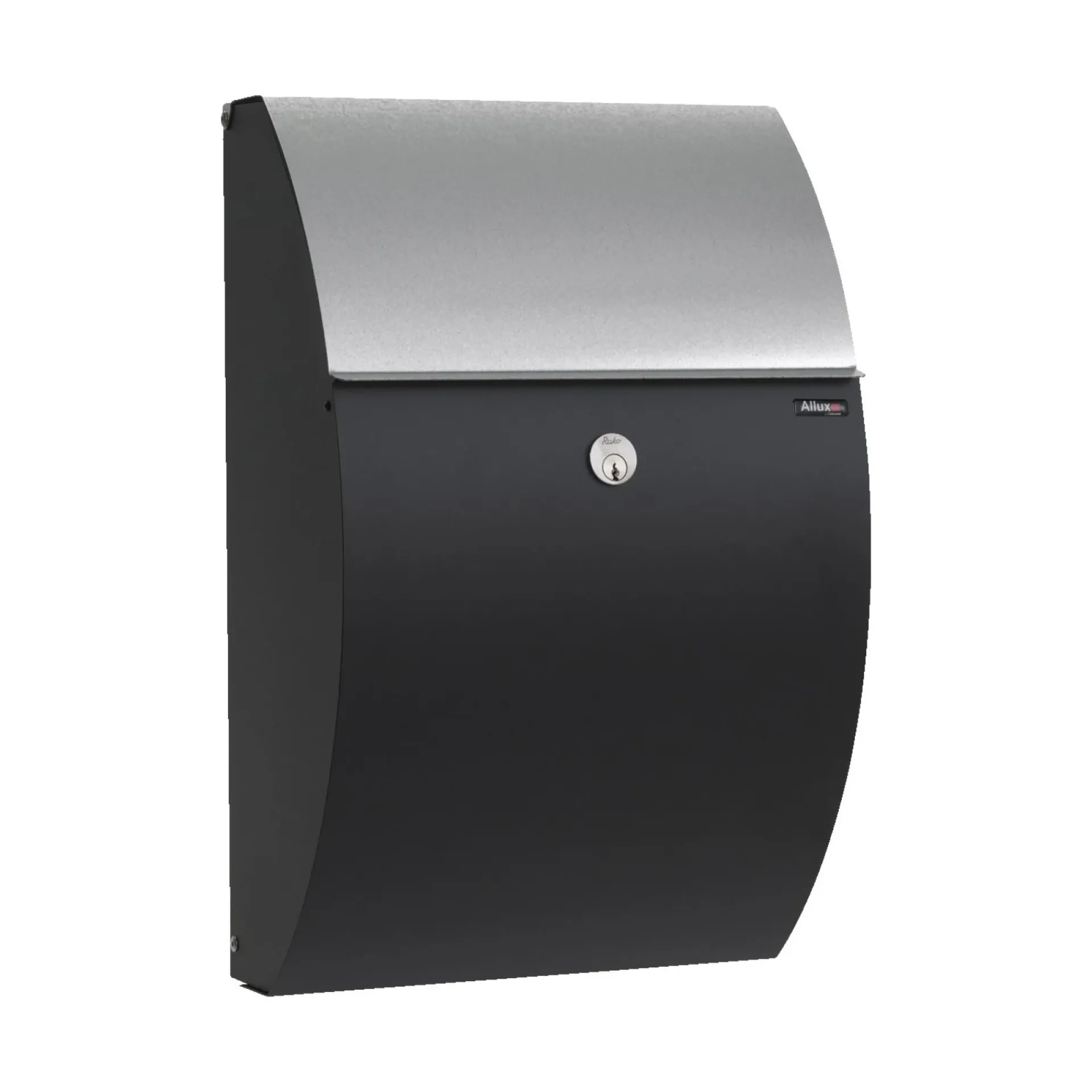 7000 POSTKASSE SORT/GALVANISERET|Allux Discount