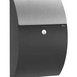 7000 POSTKASSE SORT/RUSTFRIT STÅL|Allux Clearance