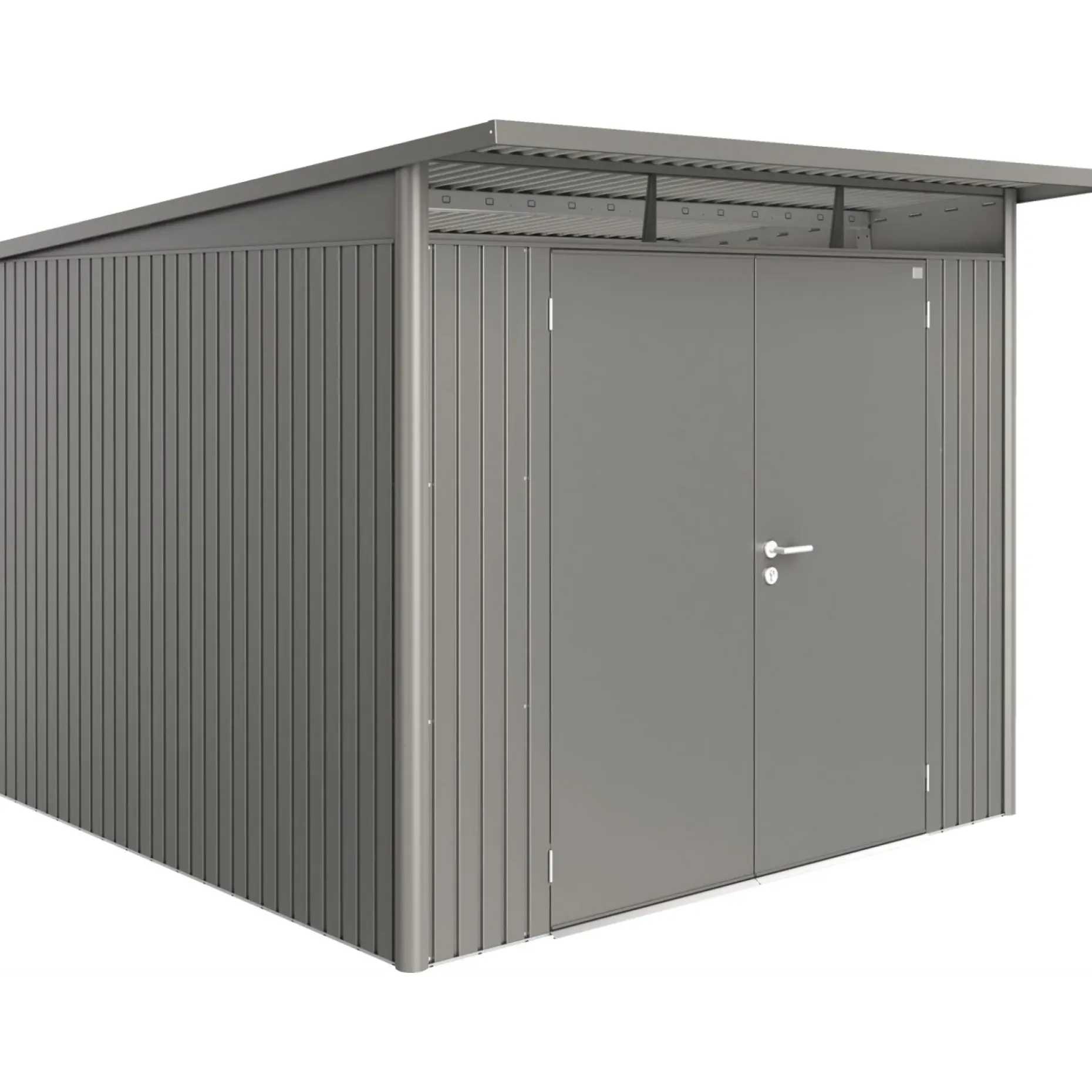 BIOHORT AVANTGARDE A7 REDSKABSRUM KVARTSGRÅ METALLIC 7,8 M2