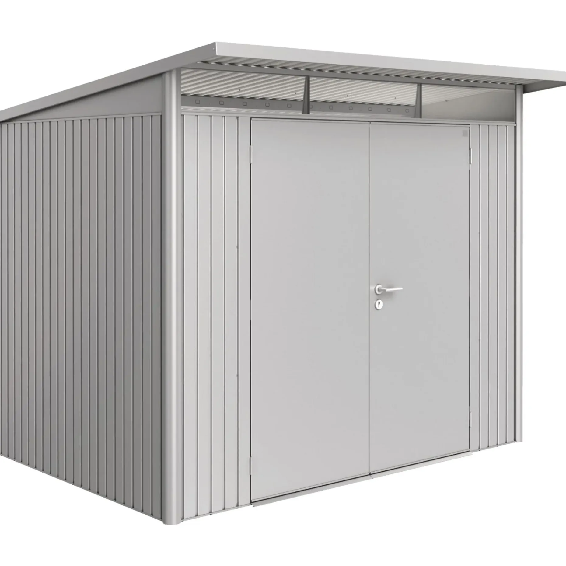 BIOHORT AVANTGARDE A5 REDSKABSRUM SØLV METALLIC 5,72 M2