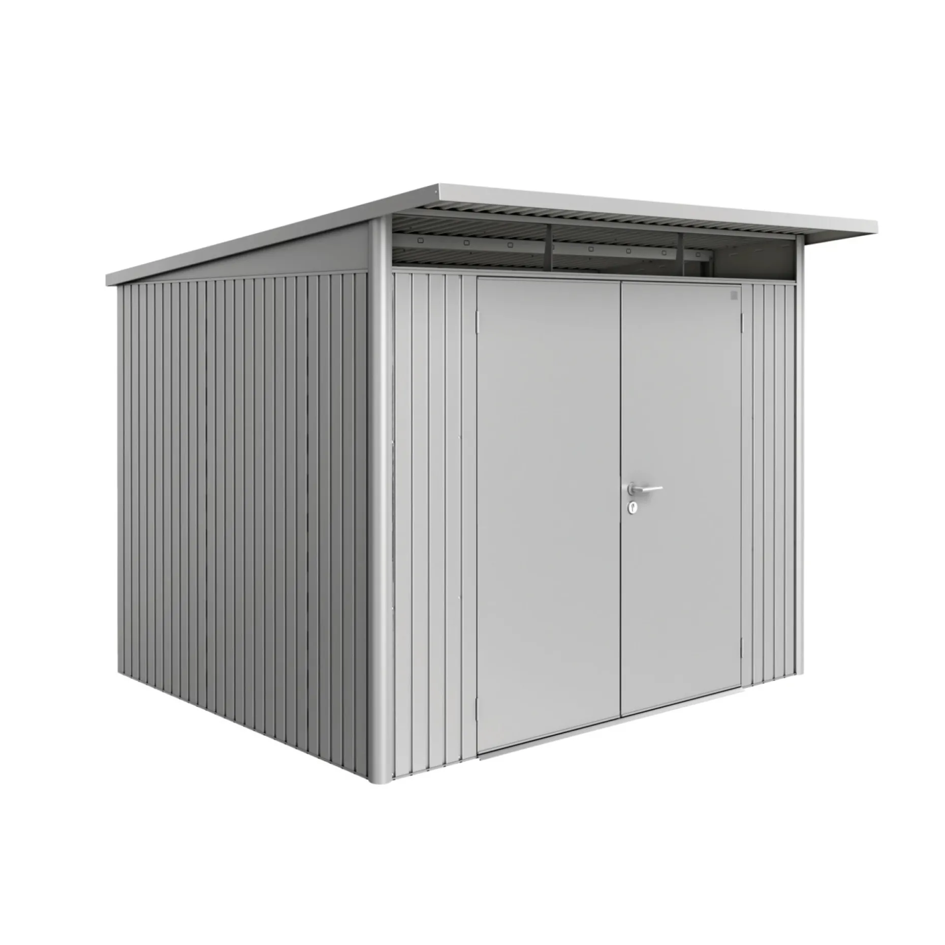 BIOHORT AVANTGARDE A6 REDSKABSRUM SØLV METALLIC 6,76 M2