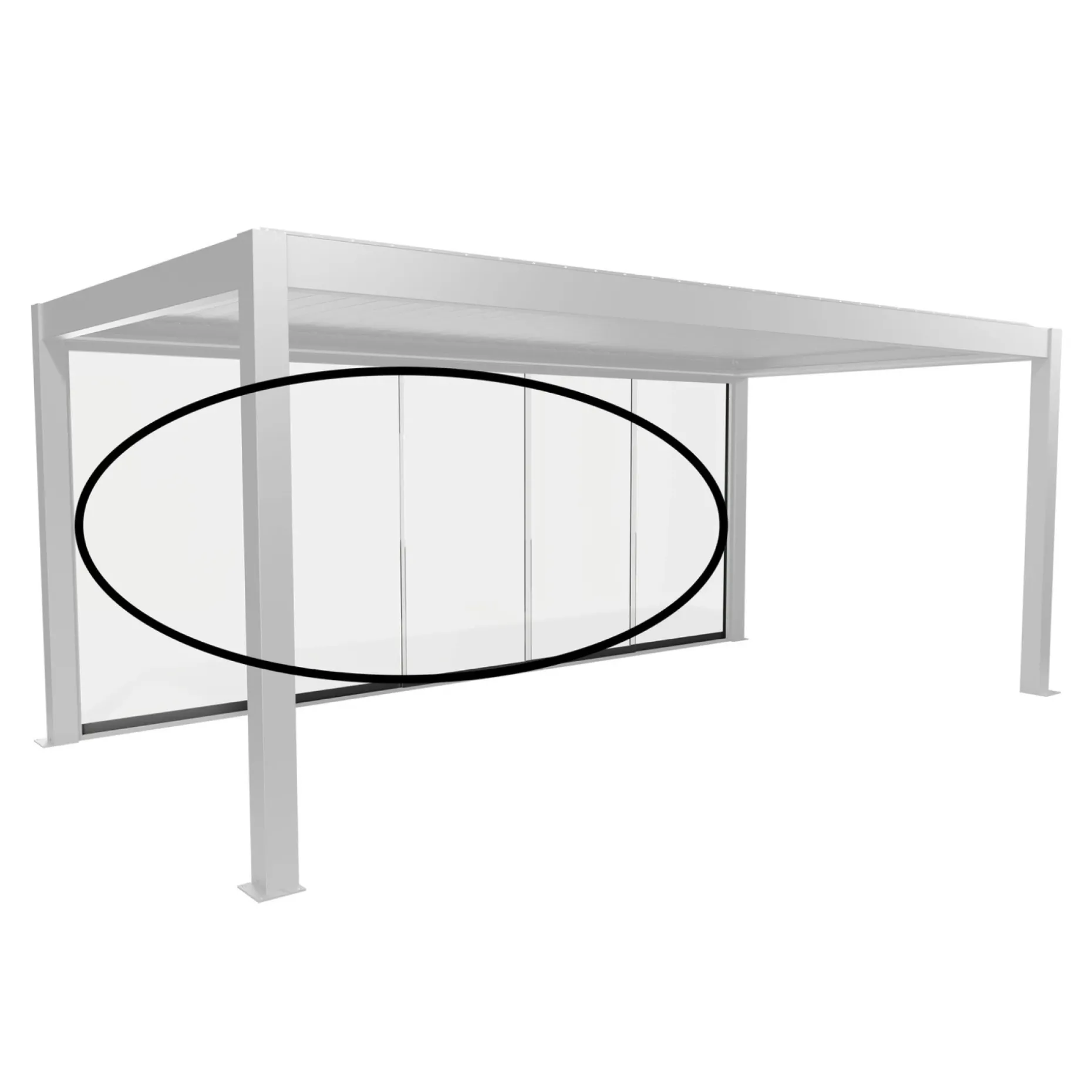 BIOHORT PERGOLA 6.08 X 3.12 M