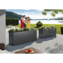 2X0,5 HØJBED MØRKEGRÅ METALLIC 77 X 53 X 201 CM|Biohort