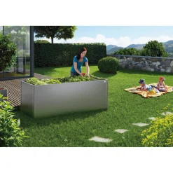 1X0,5 HØJBED MØRKEGRÅ METALLIC 77 X 53 X 102 CM|Biohort Best