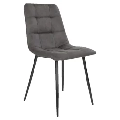 BOLIGINTERIØR CLARA SPISESTOL MØRKEGRÅ 86 X 44 X 55 CM|Boliginteriør Best