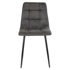 BOLIGINTERIØR CLARA SPISESTOL MØRKEGRÅ 86 X 44 X 55 CM|Boliginteriør Best