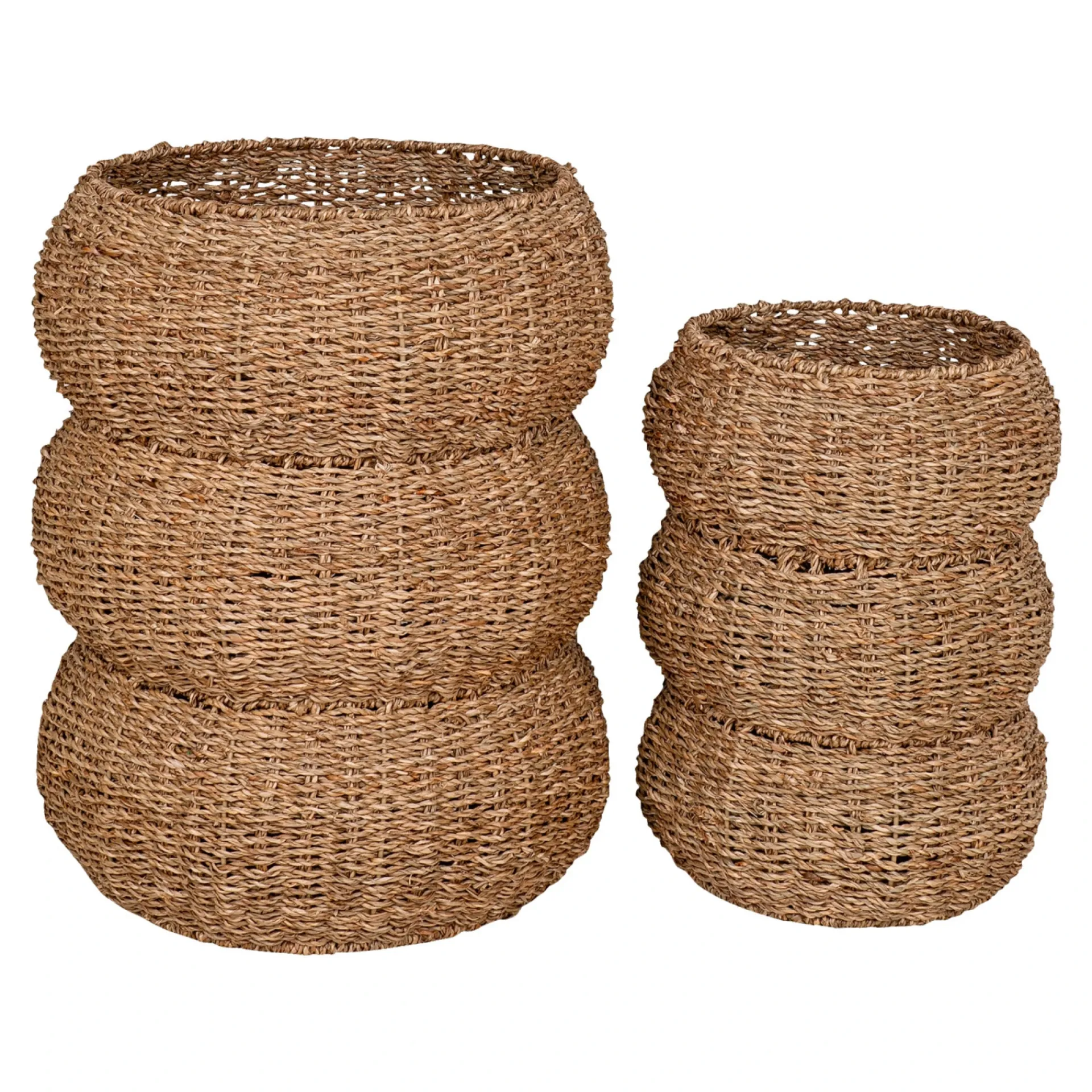 BOLIGINTERIØR KURVESÆT NATUR H35/H45 CM|Boliginteriør Clearance