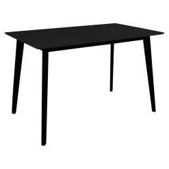 BOLIGINTERIØR SPISEBORD SORT 70 X 120 CM|Boliginteriør Online