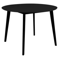 BOLIGINTERIØR SPISEBORD SORT 105 X 105 CM|Boliginteriør Best