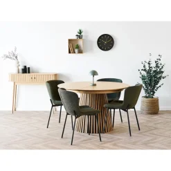 BOLIGINTERIØR STINE KONSOLBORD NATUR 80 X 100 X 100 CM|Boliginteriør