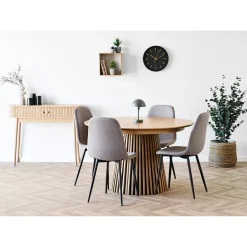 BOLIGINTERIØR STINE KONSOLBORD NATUR 80 X 100 X 100 CM|Boliginteriør