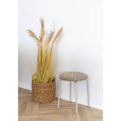 BOLIGINTERIØR TABURET BRUN MIX 44 X 35 X 35 CM|Boliginteriør Clearance
