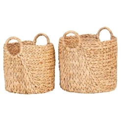 BOLIGINTERIØR VANDHYACINT KURVESÆT NATUR H30/H35 CM|Boliginteriør New