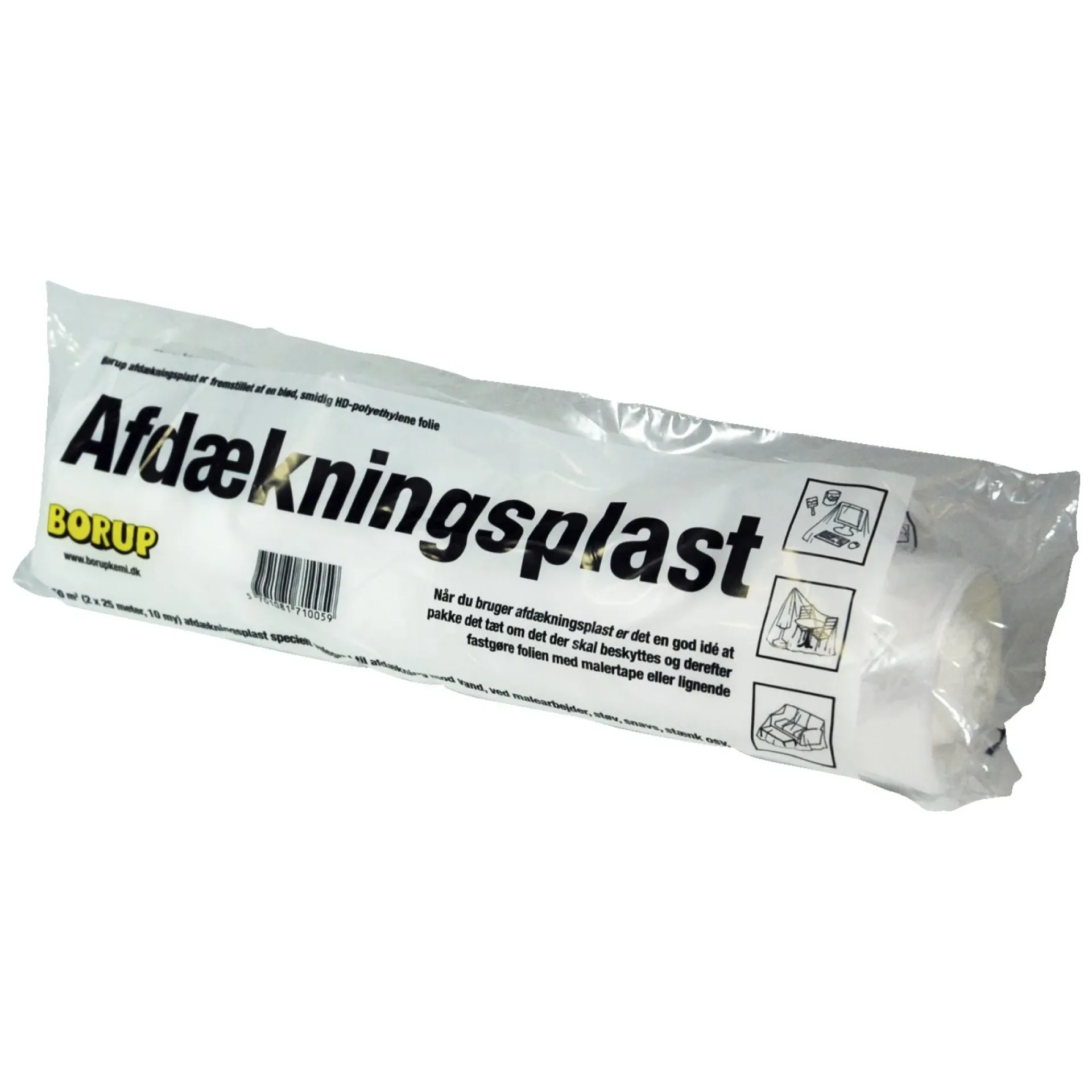 10 MY AFDÆKNINGSPLAST 2 X 25 M|Borup Discount
