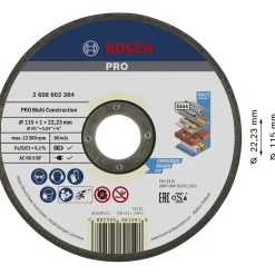 ACS 60 V BF SKÆRESKIVE 115MM 1 STK|Bosch Outlet