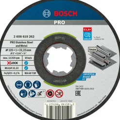 TILBEHØR X-LOCK STDI SKÆRESKIVE 125MM 10 STK|Bosch Discount