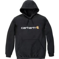 SWEATSHIRT SIGNATURE-1708724 HÆTTETRØJE XL SORT|Carhartt Clearance