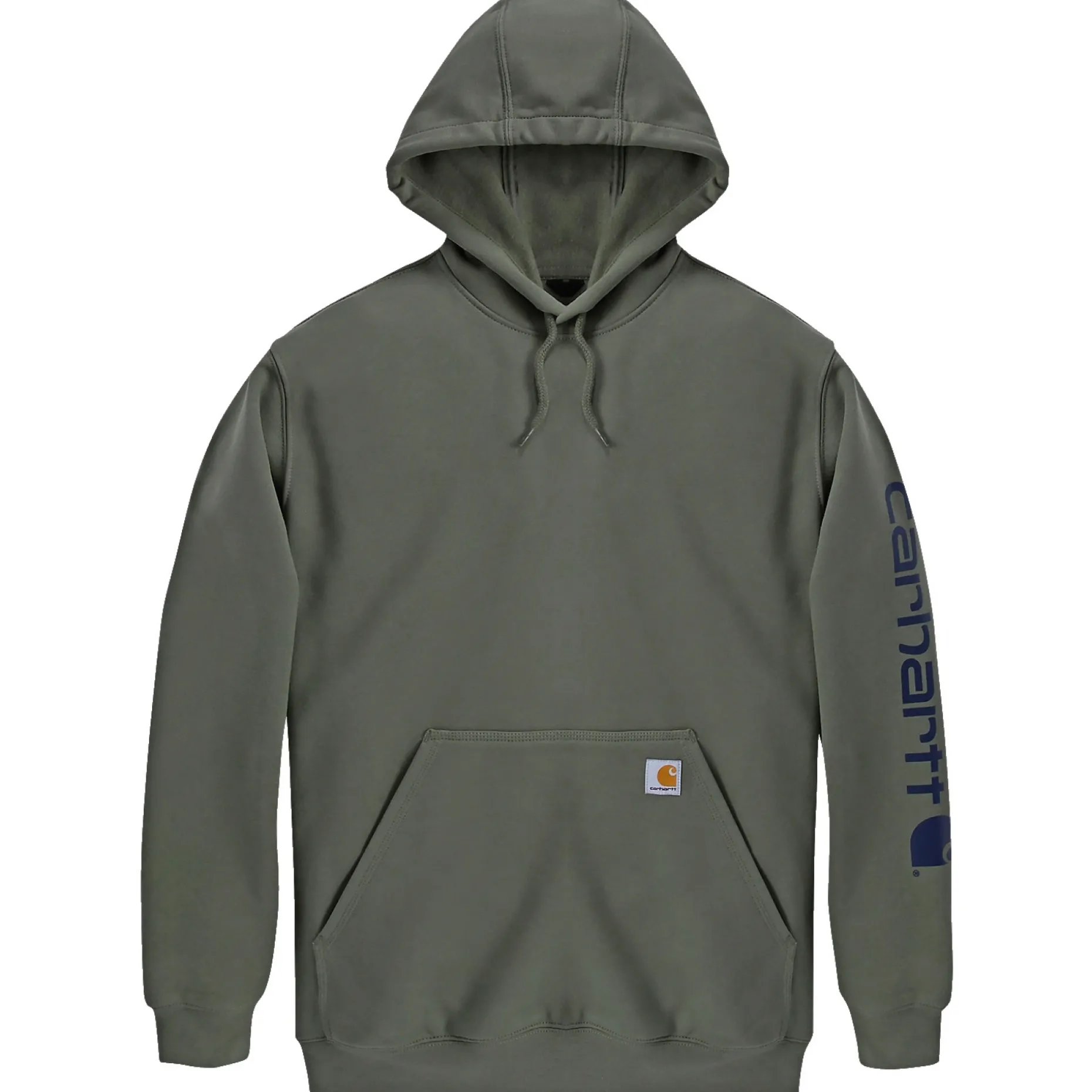 CARHARTT LOOSE FIT MIDWEIGHT LOGO SLEEVE GRAPHIC SWEATSHIRT HÆTTETRØJE XL GRØN