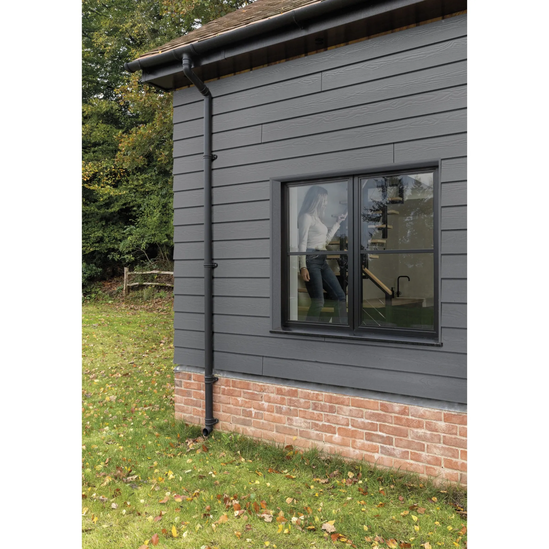LAP WOOD PLANK 10 X 190 X 3600 MM BASALT GRÅ|Cedral Hot