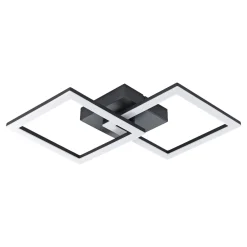 ECO RANGE HUERTA-E LOFTLAMPE SORT 22,5 CM|Eglo Discount