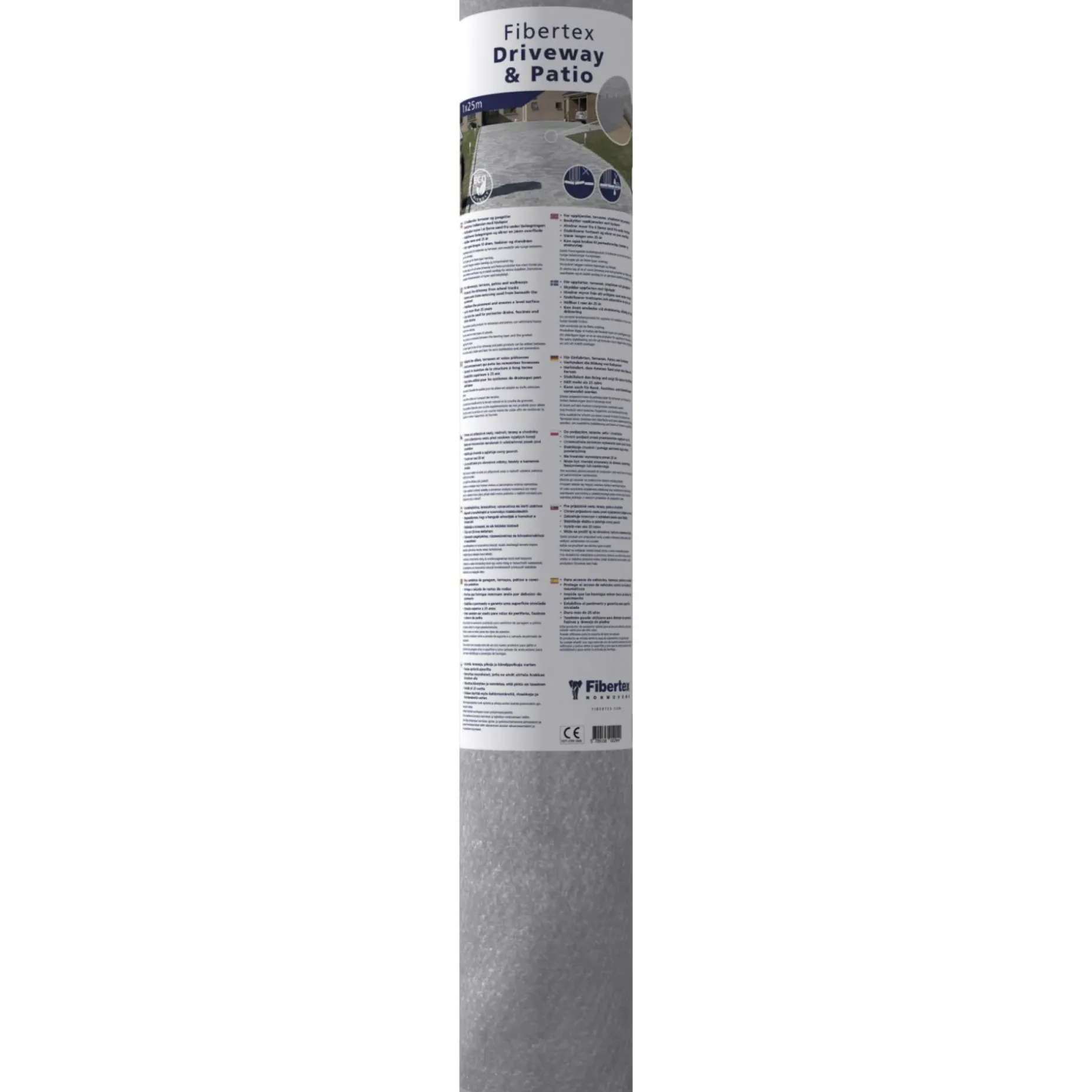 FIBERTEX DRIVEWAY & PATIO FIBERDUG 1 X 25 M