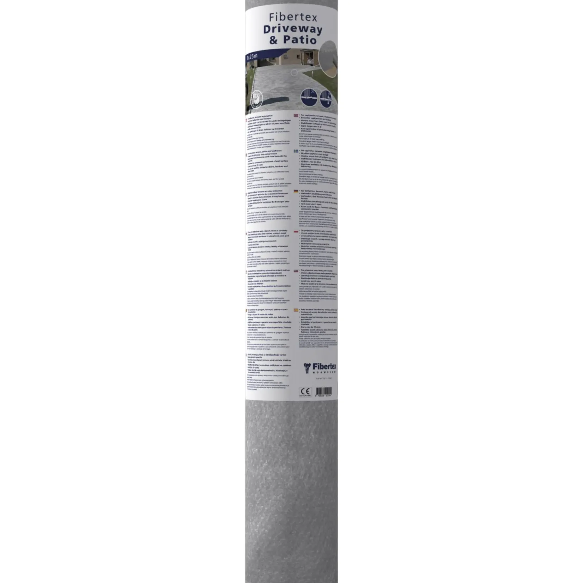 DRIVEWAY & PATIO GEOTEKSTIL 2 X 25 M|Fibertex Best