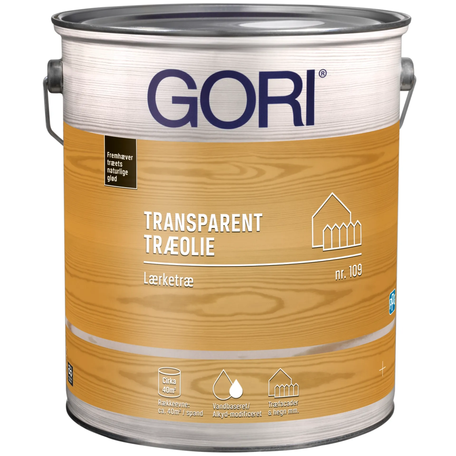 109 LÆRKETRÆ OLIE 5 L TRANSPARENT|Gori Online