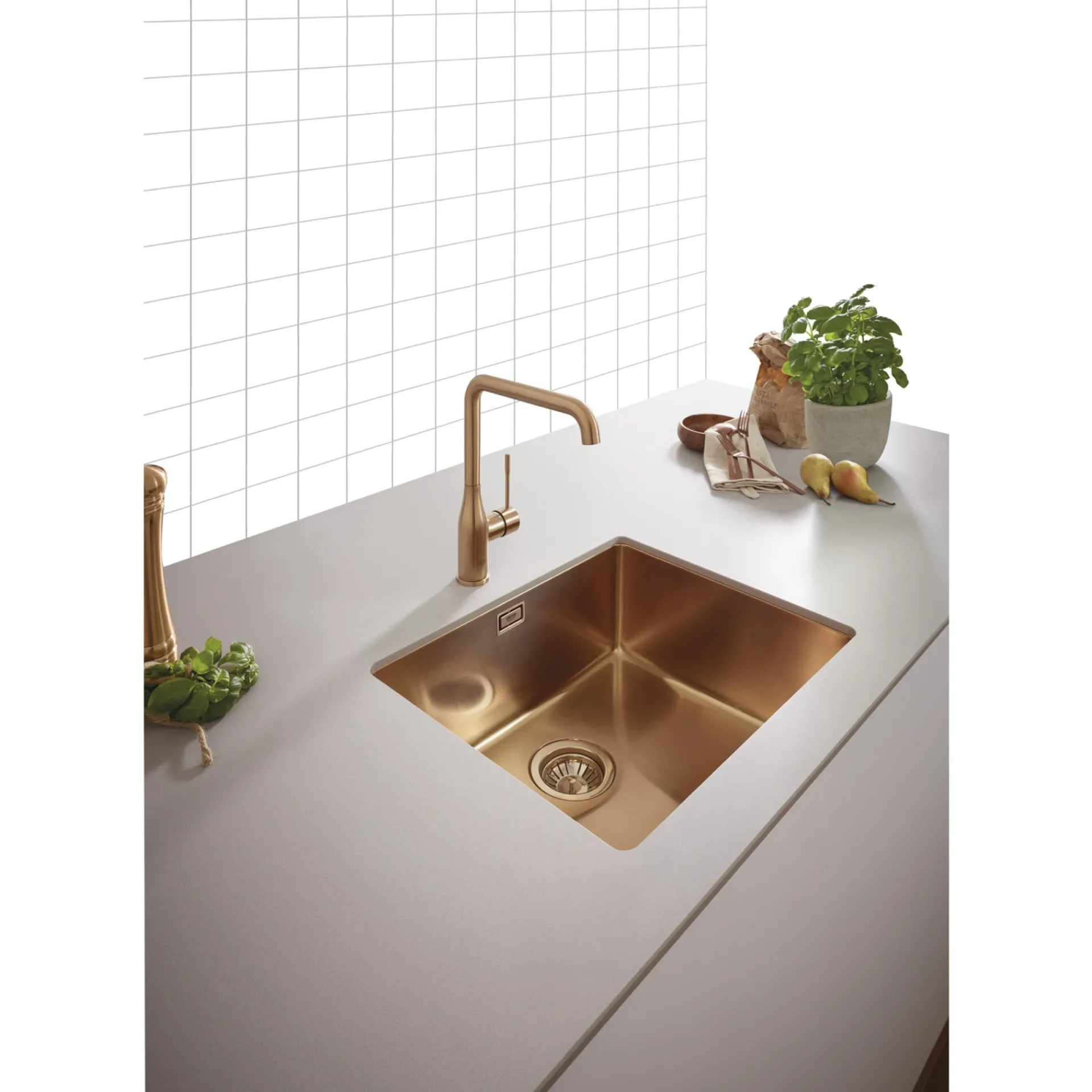 ESSENCE KØKKENARMATUR MAT KOBBER|Grohe