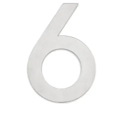 6 HUSNUMMER RUSTFRI|Habo Outlet
