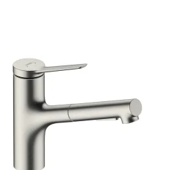 ZESIS M33 150 KØKKENARMATUR BØRSTET KROM|Hansgrohe Best