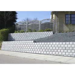 DANBLOK STØTTEMUR 17 X 25 X 33 CM GRÅ|IBF Online