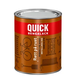 QUICK BENGALACK DIREKTE PÅ RUST METALMALING 0,75 L SORT|Jotun Hot