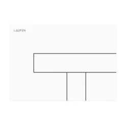 LIS AW100 BETJENINGSPLADE HVID|Laufen Clearance