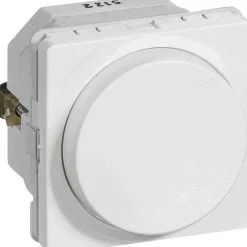 1 MODUL DREJE LYSDÆMPER HVID|LK Fuga Hot
