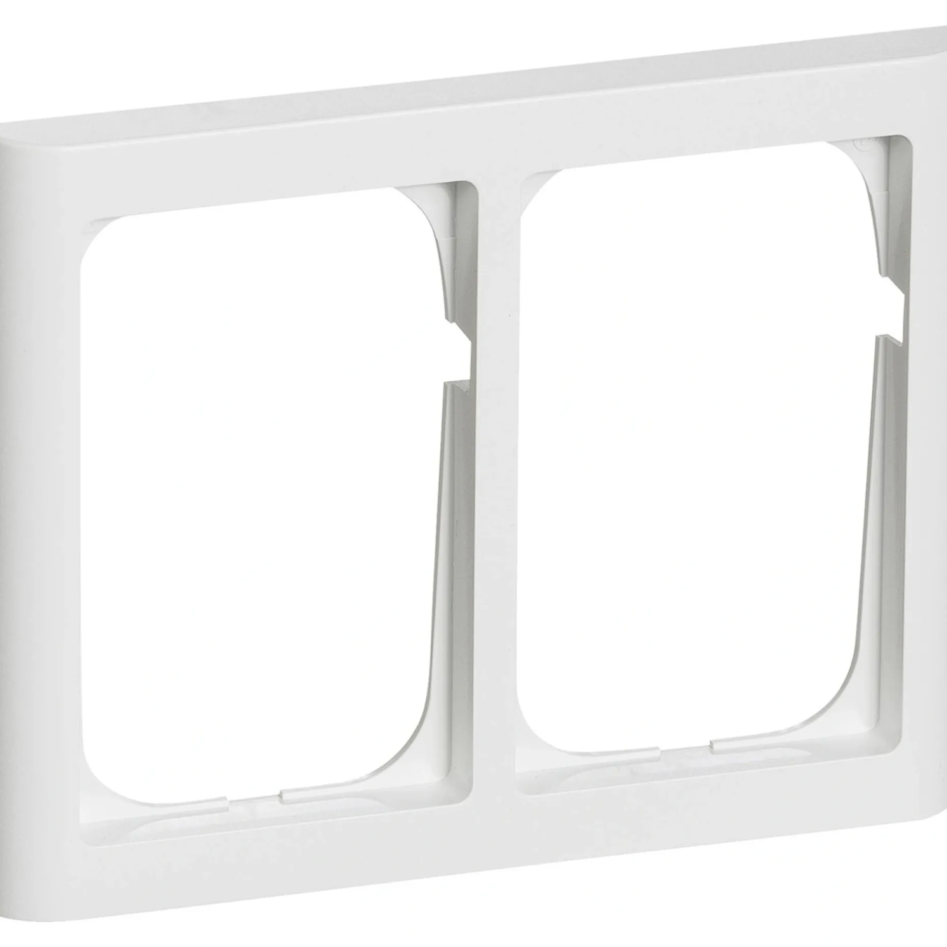 LK FUGA SOFTLINE 63 RAMME HVID 2 X 1 1/2 MODUL