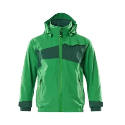 ACCELERATE 18901 BØRNE-SOFTSHELL JAKKE 164 GRÆSGRØN/GRØN|Mascot Discount