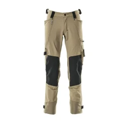 ADVANCED 18378 BUKS MED KNÆLOMMER 82C40 HVID|Mascot Outlet