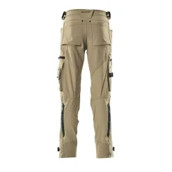 ADVANCED 18378 BUKS MED KNÆLOMMER 82C40 HVID|Mascot Outlet