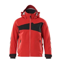 18935 BØRNEPILOTJAKKE 128 SIGNALRØD/SORT|Mascot Outlet