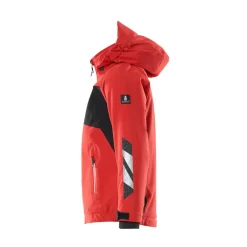 18935 BØRNEPILOTJAKKE 128 SIGNALRØD/SORT|Mascot Outlet