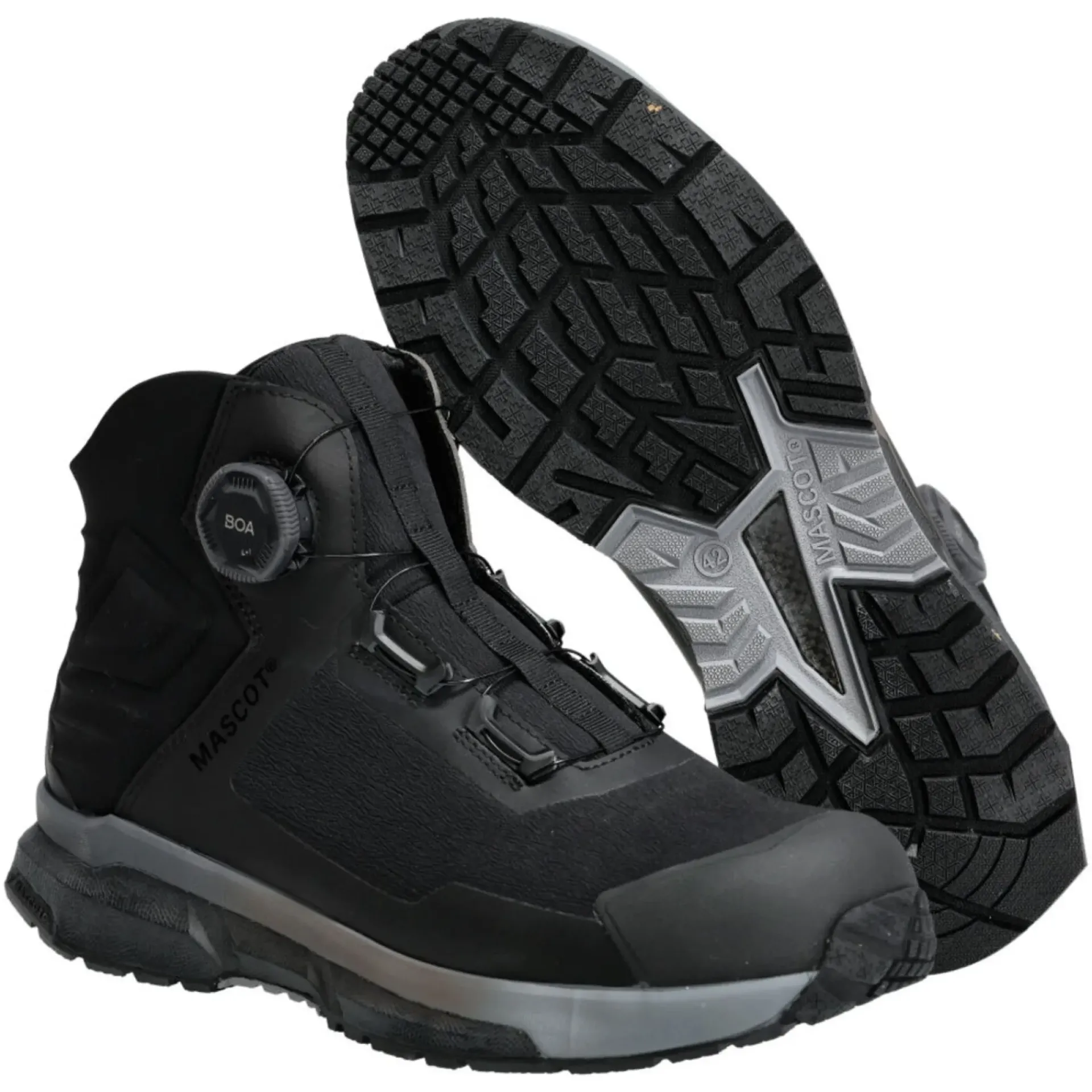 FOOTWEAR CUSTOMIZED SIKKERHEDSSTØVLET SORT 45|Mascot Clearance