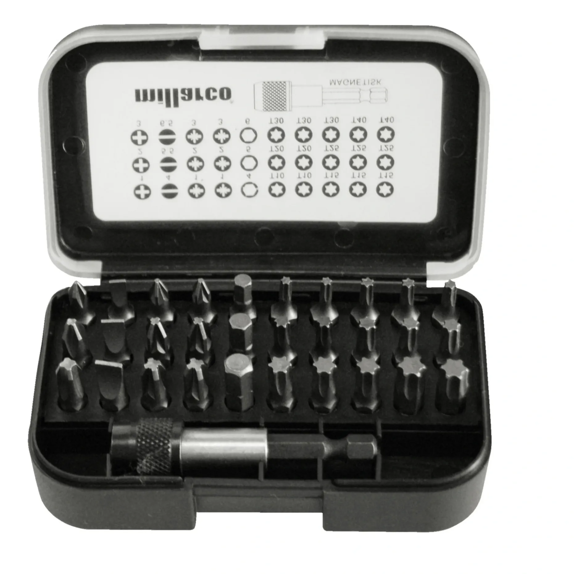 MILLARCO INKL. BITHOLDER MED QUICK RELEASE BITSSÆT 32 DELE