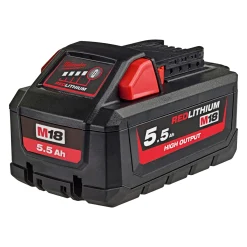 M18 HB5.5 BATTERI 18V 5,5 AH 1 STK|MILWAUKEE