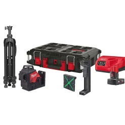 M12 3PLSKIT-401P KRYDSLASER UDEN MÅLPLADE 38 M/ MED MÅLPLADE 100 M|MILWAUKEE Discount