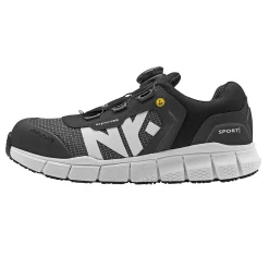 SPORT SPORT88 SIKKERHEDSSKO SORT/HVID 46|Noknok