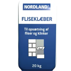 FLISEKLÆB 20 KG GRÅ|Nordland Outlet