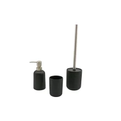 3 DELE SÆBEDISPENSER MAT SORT|Nortiq
