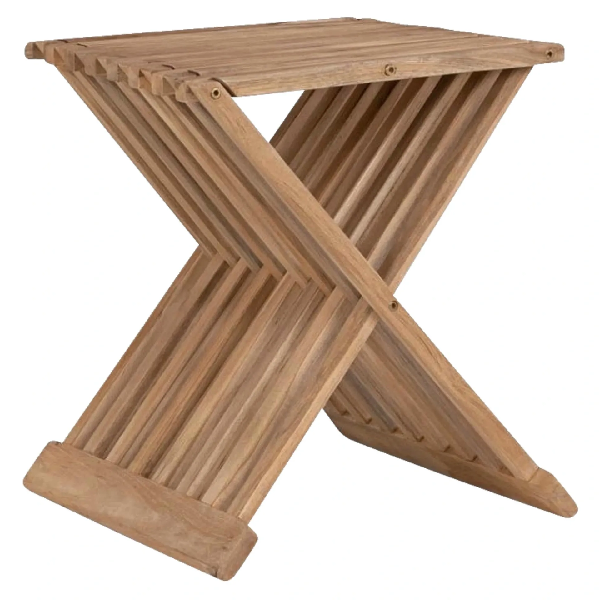 SYROS FOLDEBAR SKAMMEL TEAK|Outrium Clearance